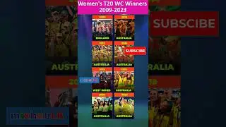 🏆Women's T20 World Cup All Time Winners (2009-2023)🏆