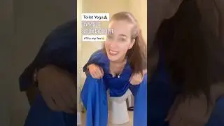 3 ways to sit on the toilet | Toilet Yoga #shorts