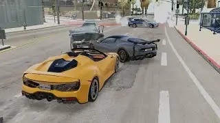 Convoy Crashes || Car Crashes - BeamNG.drive