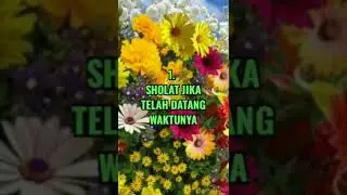 INILAH TIGA PERKARA YANG HARUS SEGERA DITUNAIKAN #shorts #videoshort #subscribe