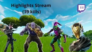 Fortnite Stream Highlights, 9 janvier 2025 * Des quotes légendaires, du bon gameplay et 39 kills W*