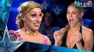 The DISNEY PRINCESSES revolutionize everyone by dancing | Auditions 8 | Spain's Got Talent 2021