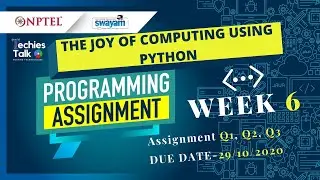 NPTEL The Joy of Computing using Python Week 6 Programming Quiz Assignment Solutions | Swayam 2022