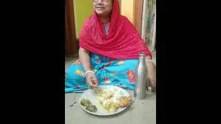 ঠাকুর কে দিয়ে এসেছে তোমাদের কাছে চলে এলাম Eating show @mysimplevlog9631 