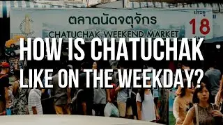 EXPLORING CHATUCHAK MARKET ON THE WEEKDAY Bangkok Thailand Virtual Tour Latest March 2023