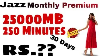 Jazz monthly internet package | Jazz call package 2021  | Jazz monthly package