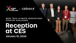 Deep Tech Climate Innovations Challenge Reception at CES 2024