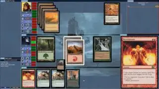 Let's Play Magic: The Gathering | Forge #003 - Red/Green vs. Mono White