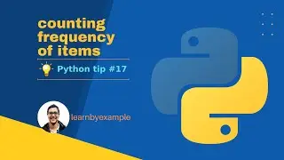 Python tip 17: counting frequency of items