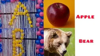 ABC| ABCD alphabets| ABC read write and learn| 100 simple words for Kids| A for Apple, B for Bear