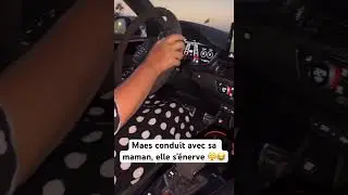 Maes conduit avec sa maman, elle s’énerve 😤😂