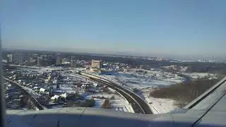 Посадка во Внуково. Боинг 737