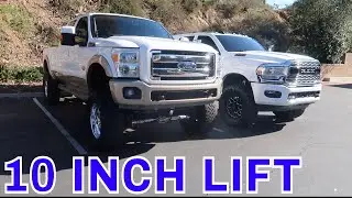 AMAZING 10 INCH LIFT F350 BUILD!!!
