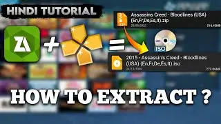 {2026} How To Extract PPSSPP Games zip file | How To Extract Zip Files psp | Extract Using ZArchiver