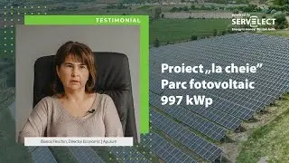 Apulum face pasul catre energie verde. Parc fotovoltaic de 1 MW.