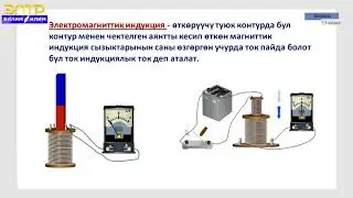 11-класс | Физика | Электр-магниттик индукция кубулушу. Ленц эрежеси