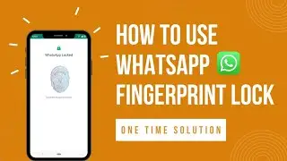 WhatsApp Par Lock Kaise Lgate hai !! WhatsApp Me lock Kaise lagaye !! WhatsApp Fingerprint Lock 2022