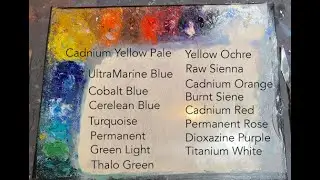 How to organize you Palette for oils or acrylics