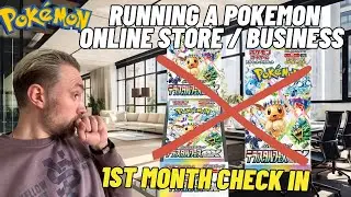 1st Month Running A Pokemon Online Store / Business (Terastal Festival EX - No Thanks?)