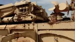Timsach. A Gillois amphibious tank-carrier used to cross the Suez Canal in 1973 Yom Kippur war