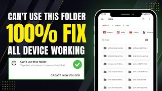 How to Fix can't use this folder Problem | Zarchiver access is denied Problem Solution✅💯