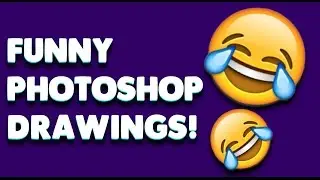 Photoshop Drawing Funny Drawings/On Photoshop/Drawing On Photoshop!