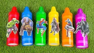 AVENGERS CRAYONS TOYS/Action Figures/Unboxing/Cheap Price/Ironman,Hulk,Thor, Spiderman/Toys #6