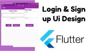 1 2020 How to create login and registration screens in flutter | UI login and sign up