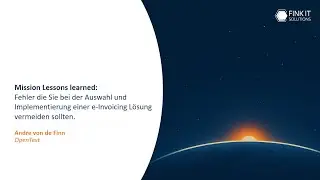 FITS DAYS 2025 | Mission Lessons learned: Fehler bei Auswahl & Implementierung von e-Invoicing