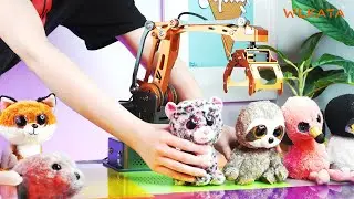 WLKATA MT4 Big Servo Gripper Grabbing Soft Toys! Skillful Robot Robotic Arm