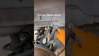 Replacing a rear shock