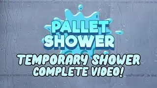 Complete Temporary Shower Idea Solution For Basement, Warehouse or Garage! No Plumbing Remodels!
