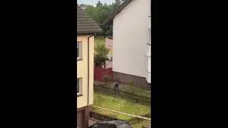 Policyjna interwencja przy ul.  Kasjopei w Szczecinie