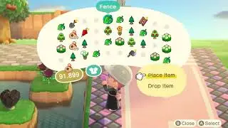 Building a Citycore Landbridge on my Animal Crossing Island