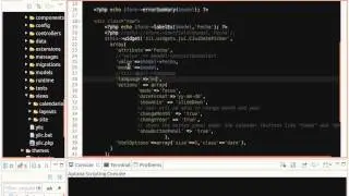 YiiFramework - CJuiDatePicker