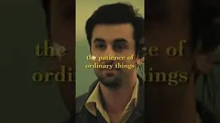 The Patience of Ordinary Things by Pat Schneider #ranbirkapoor #barfi #shorts