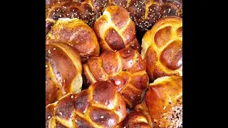 how to make challah bread ( time lapse)
