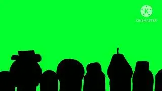 Annoying orange Watching Green Screen