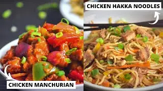 indo chinese meal combo | chinese platter | lunch combo | street food combo | Vibha's Kitchen