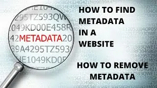 Metadata Bug in JPG,PDF,EXE..etc., | Hack Using MetaData | Erase Data In MetaData | Bug Bounty Hunts