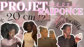 PROJET RAIPONCE : OBJECTIF POUSSE CHEVEUX CRÉPUS I nouvelle routine , complément alimentaire...