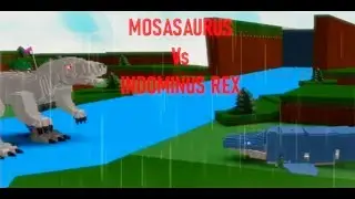 🏆MOSASAURUS vs INDOMINUS REX! *EPIC BATTLE*🏆| Roblox Build a Boat