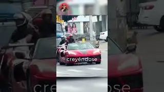 He was showing off his Ferrari... until this pedestrian walked by 😂 
