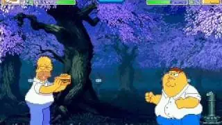 Mugen Battle 2 - Homer vs peter