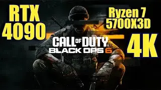 Call of Duty Black Ops 6 RTX 4090 & Ryzen 7 5700X3D 4K Extreme Settings | FRAME-RATE TEST