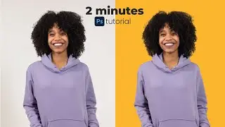 Cut Out Hair 2 MINUTES Photoshop Tutorial