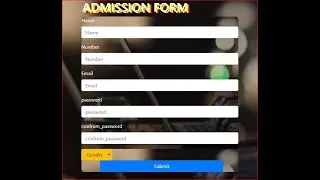 Responsive login Form Html CSS