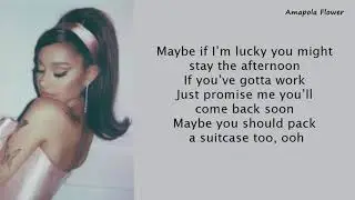Ariana Grande-obvious (Lyrics-Letra)
