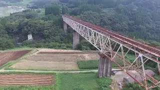 ドローン空撮　高千穂あまてらす鉄道