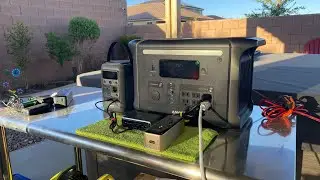 Anker SOLIX F1500 charging C300 DC with Solar ☀️🔋⚡️